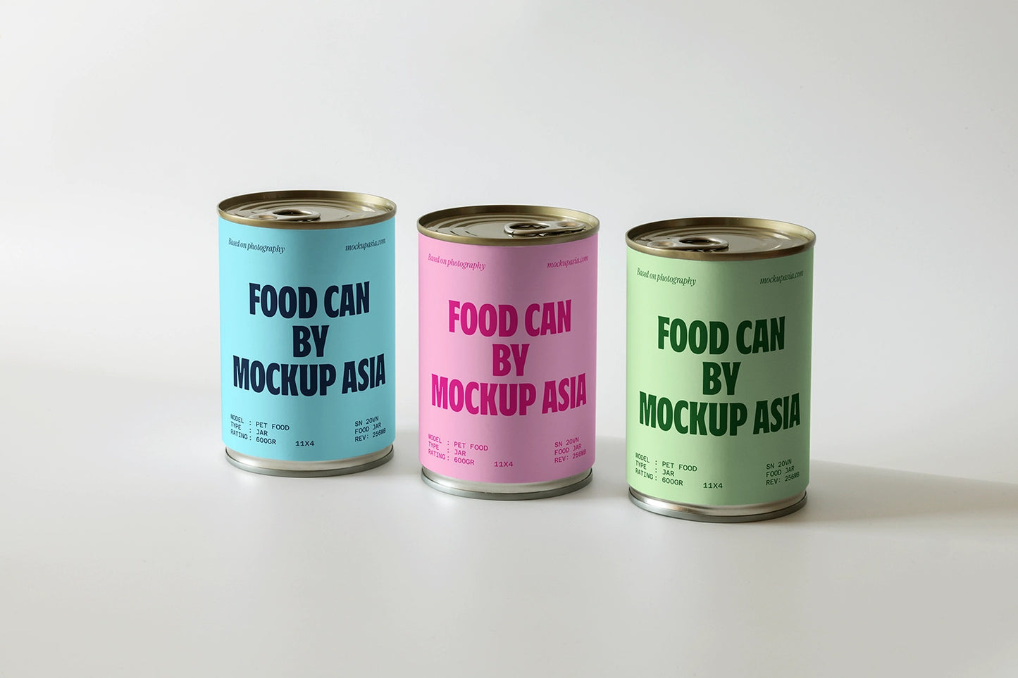 Cat Food Can Mockup PF06