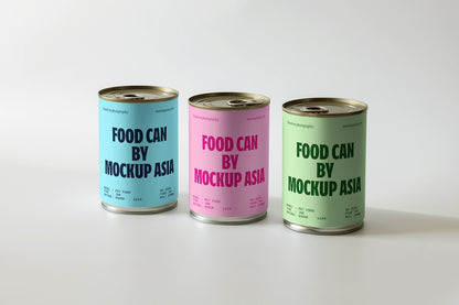Cat Food Can Mockup PF06