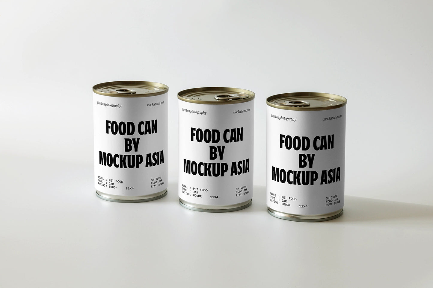 Cat Food Can Mockup PF06