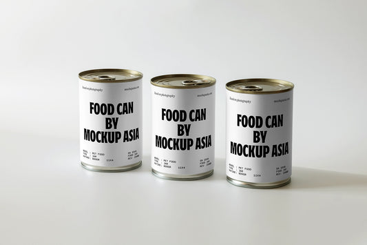 Cat Food Can Mockup PF06