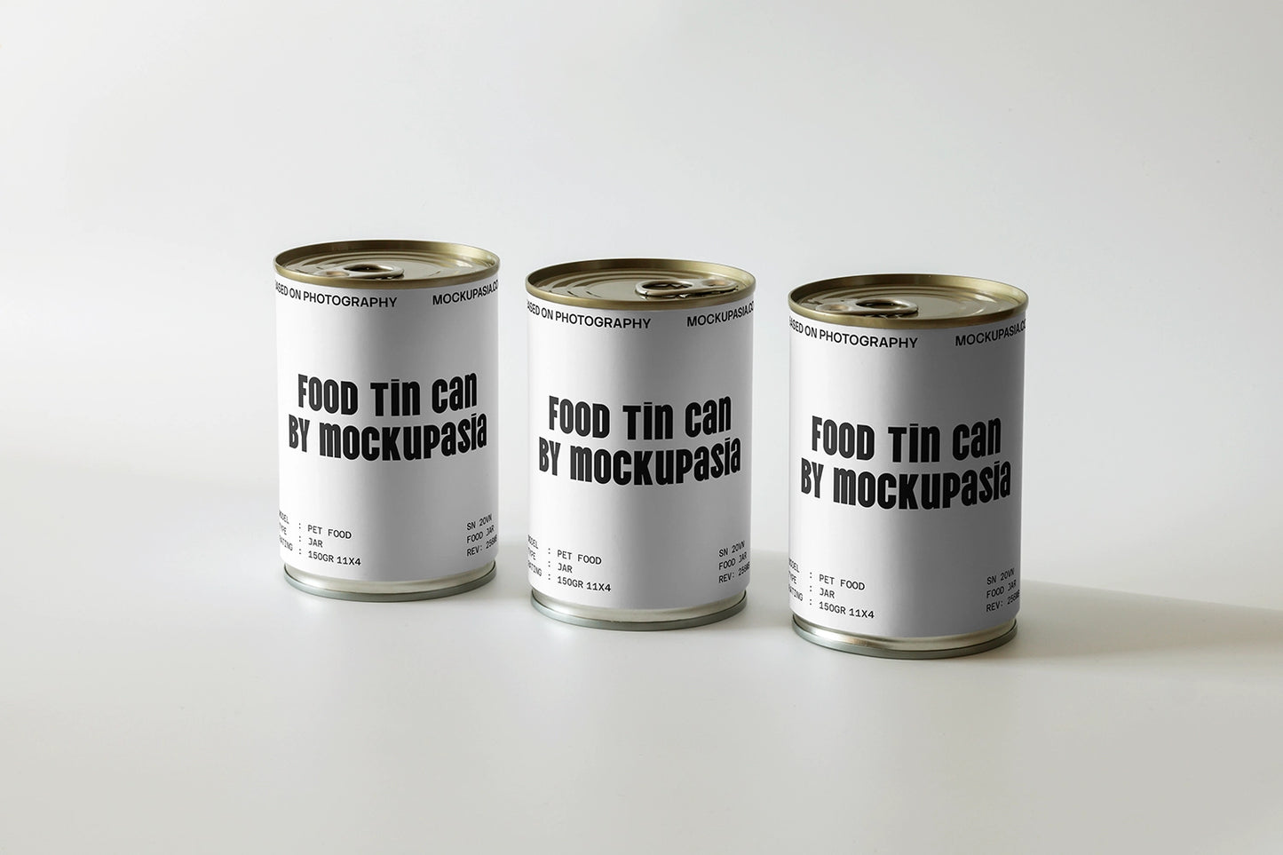 Cat Food Can Mockup PF06