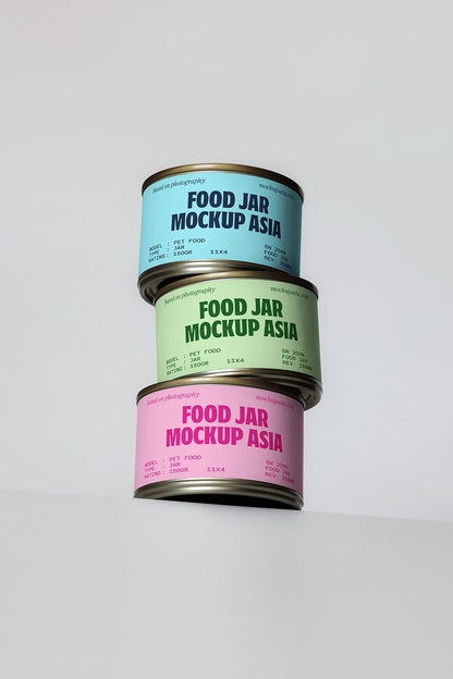 Cat Food Can Mockup PF08
