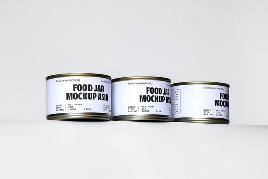 Food Tin Can Mockup PF11