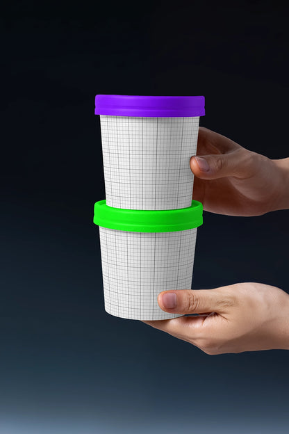 Ice-cream Cup mockup ICH03