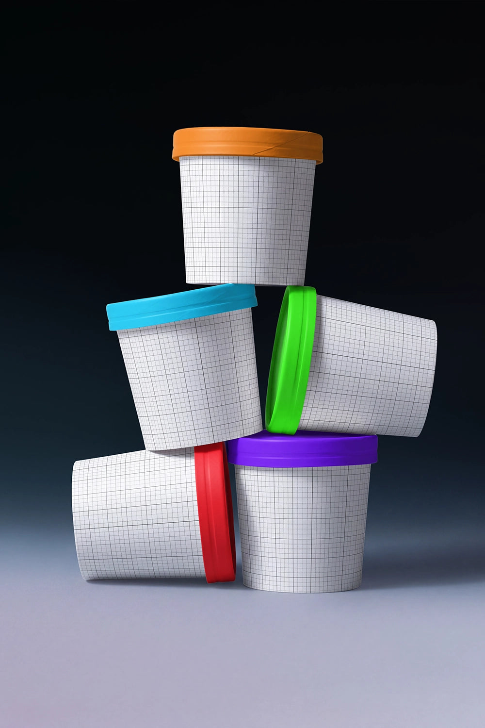 Ice-cream Cup mockup ICH02
