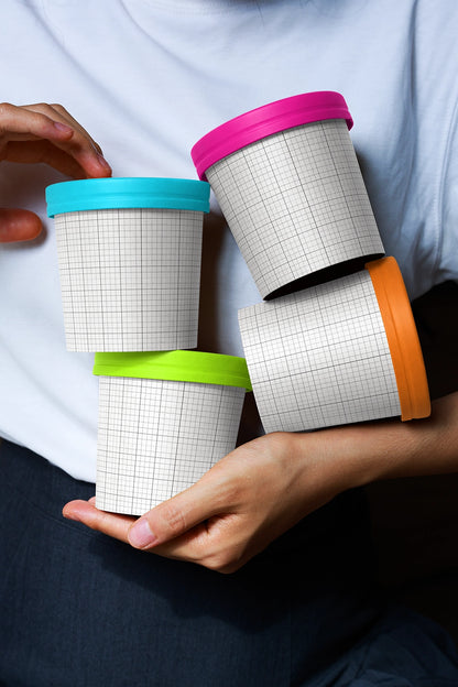 Ice-cream Cup mockup ICH04