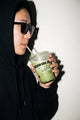 Iced matcha latte Cup Mockup FLR08
