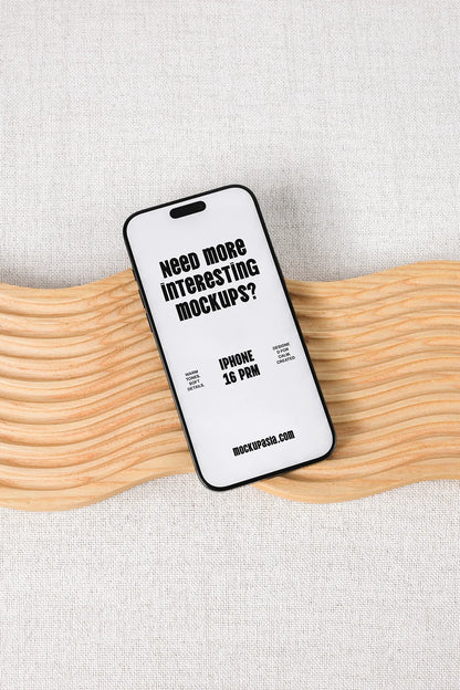iPhone 16 Pro Max Mockup CCR12 – Mockup.Asia