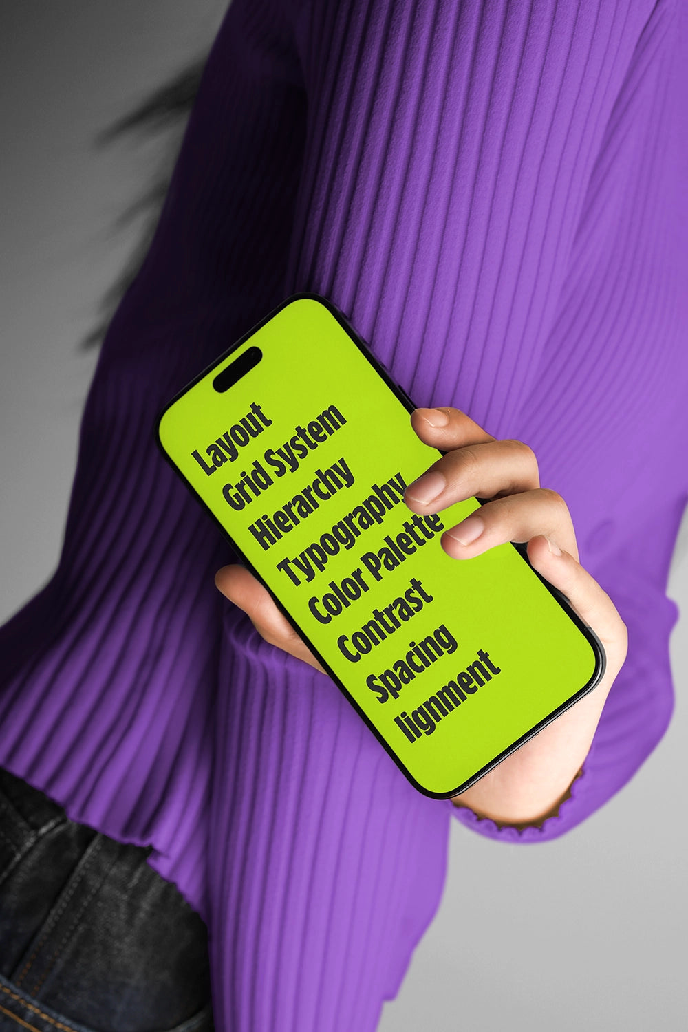 iPhone mockup displaying the sleek design of the IPHONE RIM10 model in a realistic digital setting.