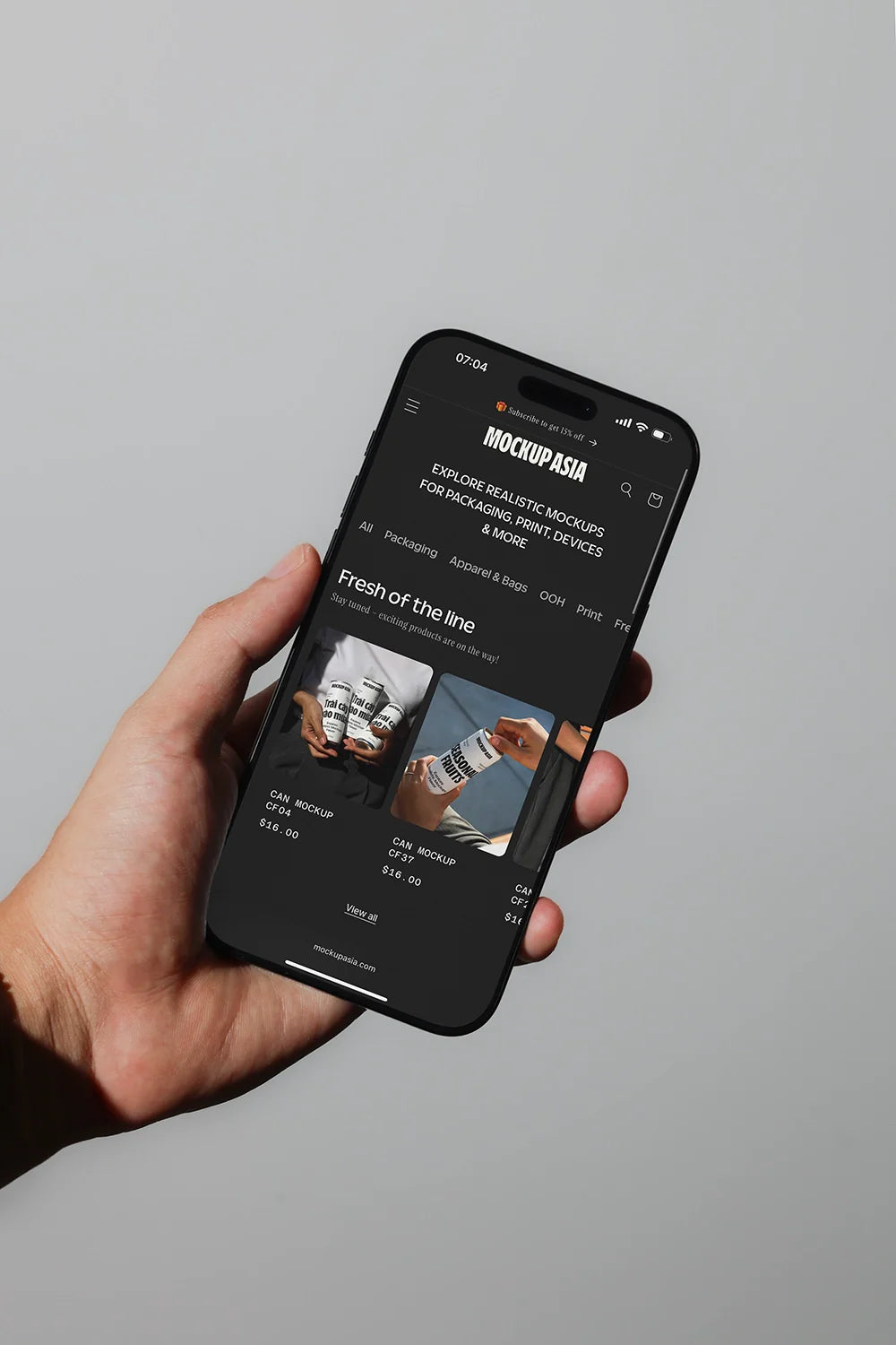 Access the full mockup library — all products included.