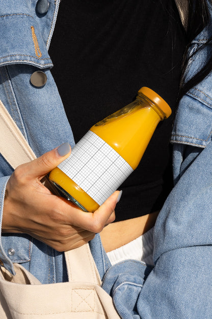 Juice Bottle Label Mockup - JBL03