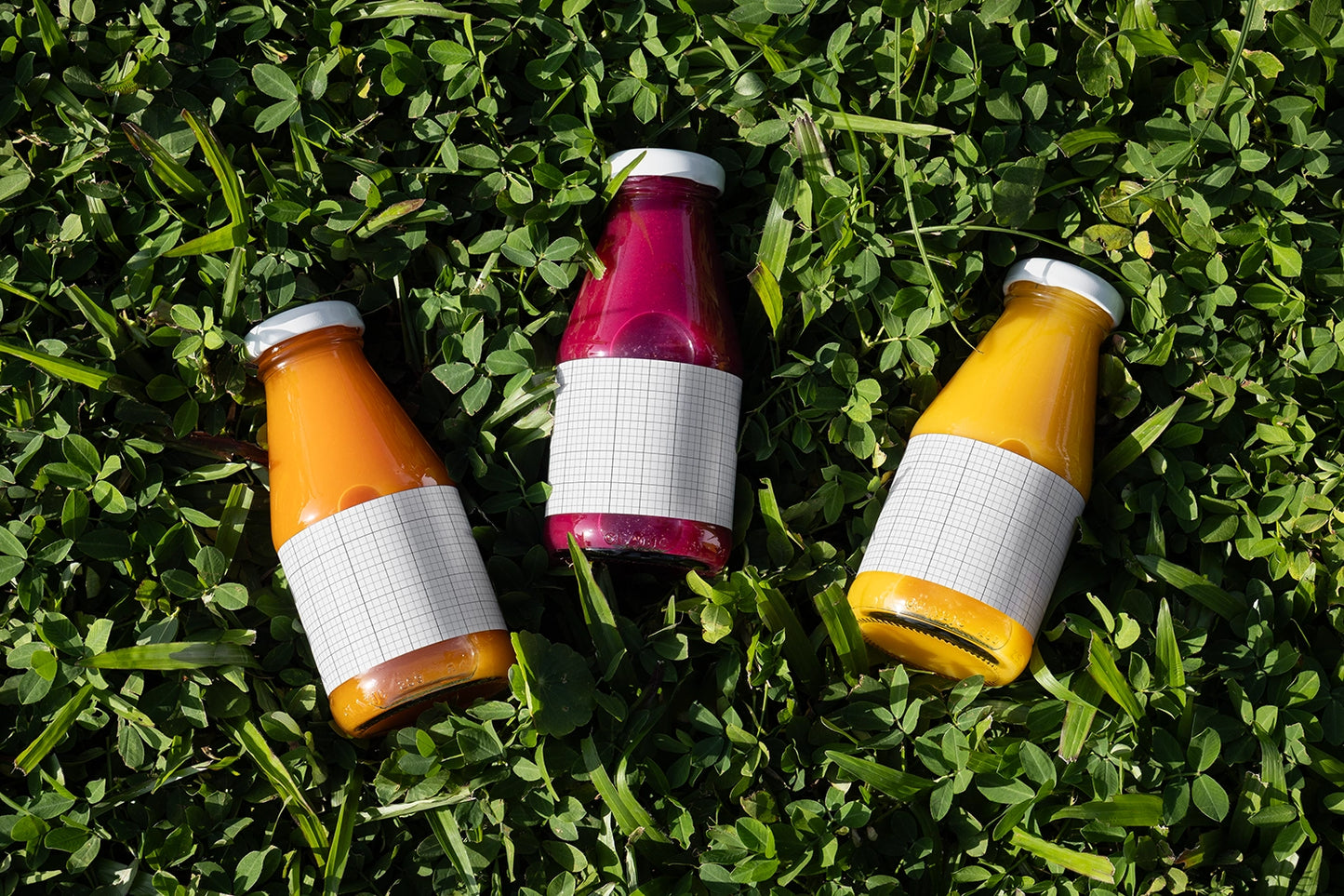 Juice Bottle Label Mockup - JBL04