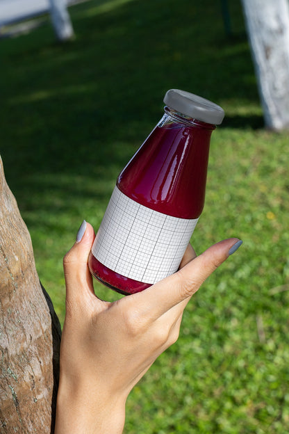 Juice Bottle Label Mockup - JBL05