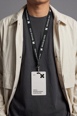 Lanyard & ID Card Mockup DB25