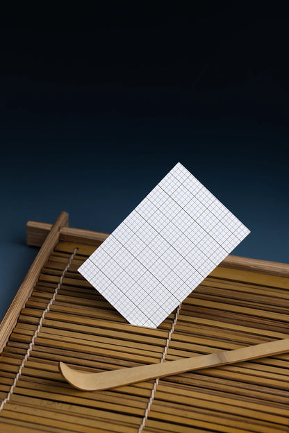 business card mockup with natural bamboo background, modern branding display