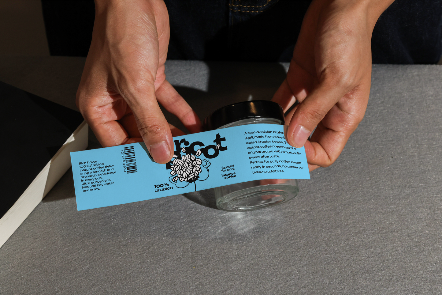 Jar Label Mockup (APR-11) | Realistic mockup