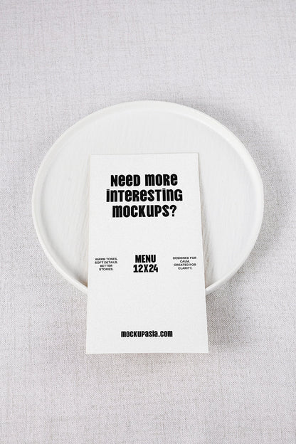 Menu Mockup CCR14 – Mockup.Asia