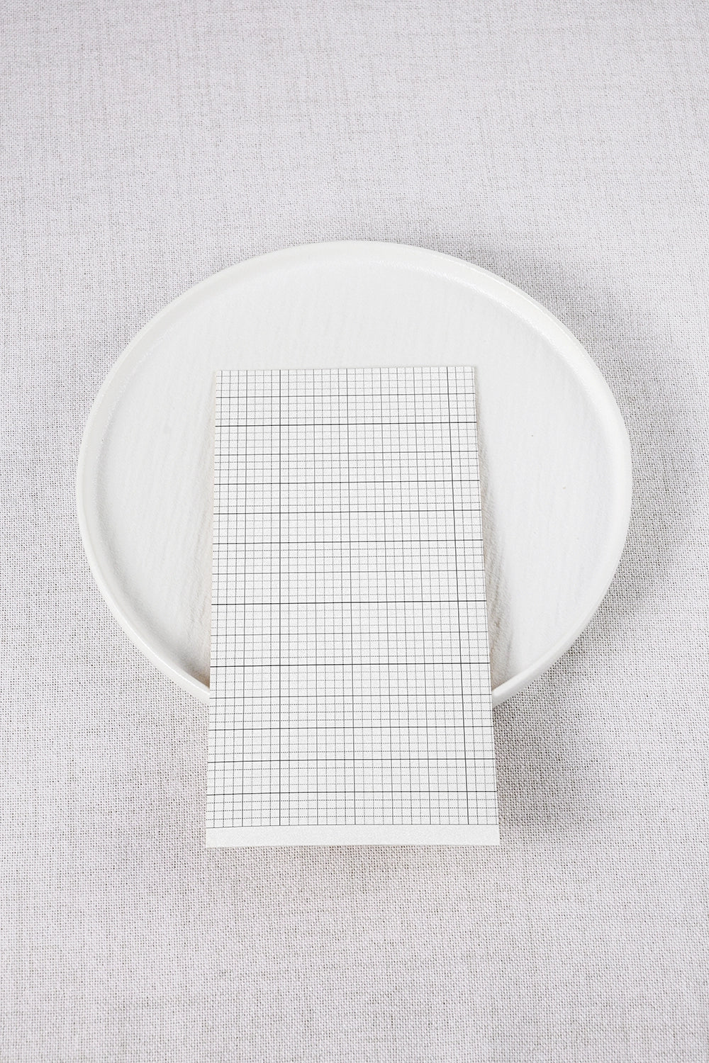 restaurant menu mockup with minimal design and soft natural lighting setup