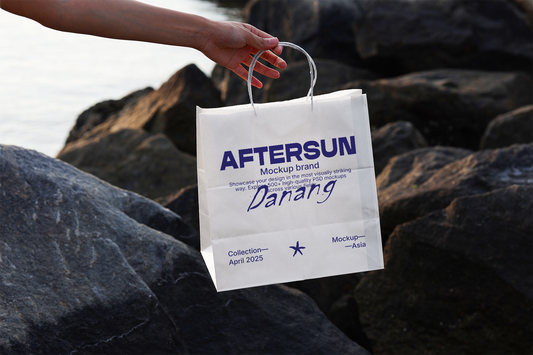 Paper bag Mockup 102 | Realistic PSD Template