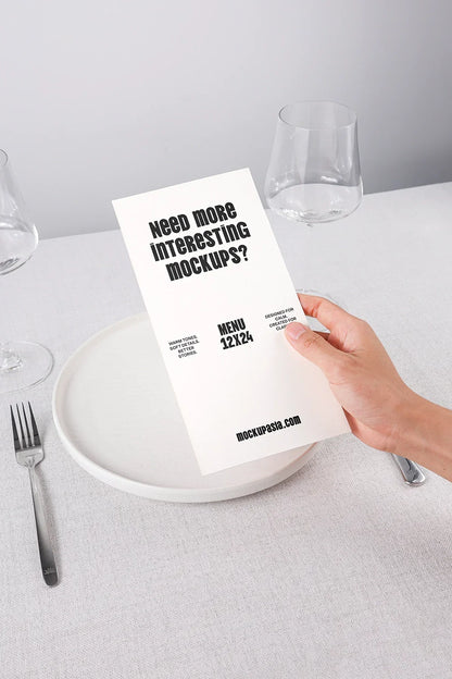Menu Mockup CCR28 – Mockup.Asia