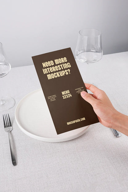 Menu Mockup CCR28