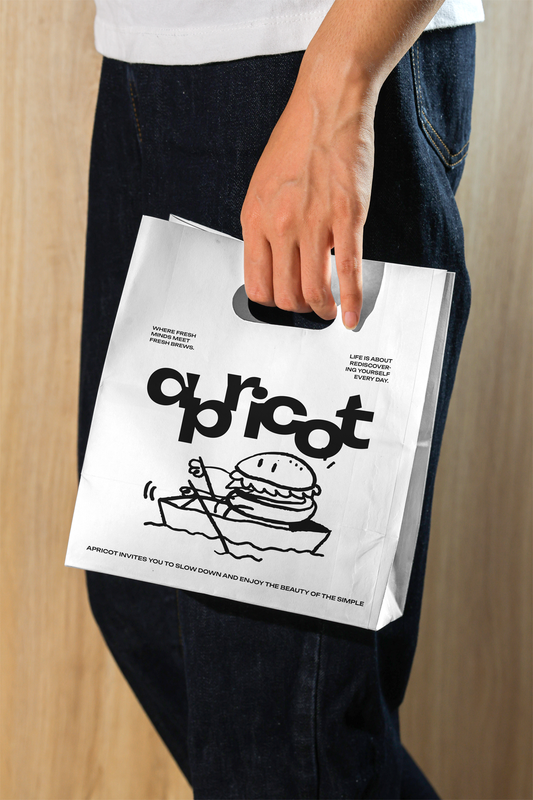 Coffee Paper bag mockup (APR04) | Realistic PSD Mockup