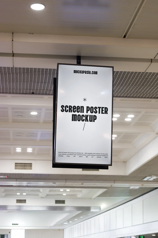 Screen Poster Mockup NO02