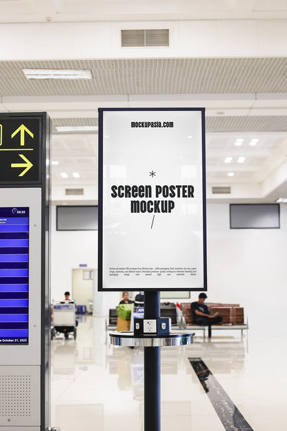 Screen Poster Mockup NTO03