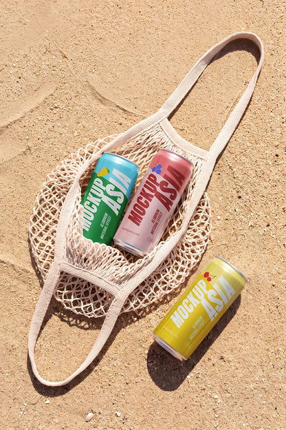 Sleek Can Mockup SUM02 – Beach Tote Bag