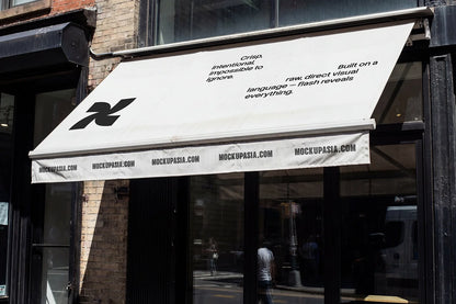 Store Awning Mockup FLR17 – Mockup.Asia