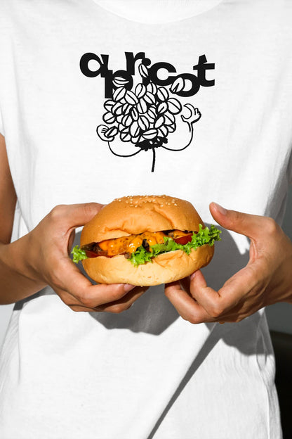 t shirt mockup apr17 with logo and burger lifestyle scene