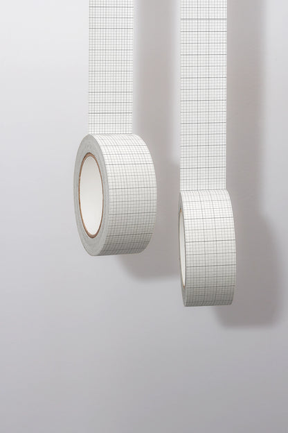 white tape mockup rolls with printed logo and clean neutral presentation