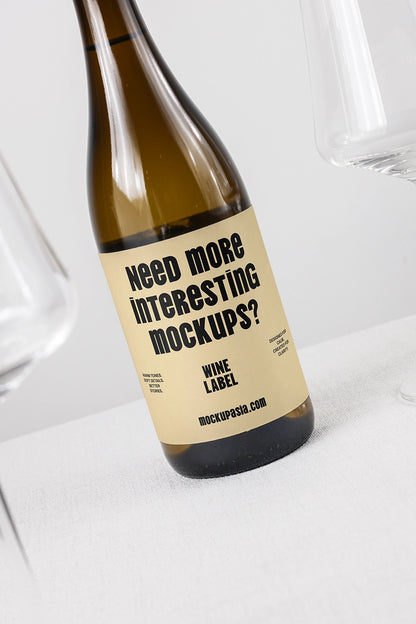 Wine Label Mockup CCR16