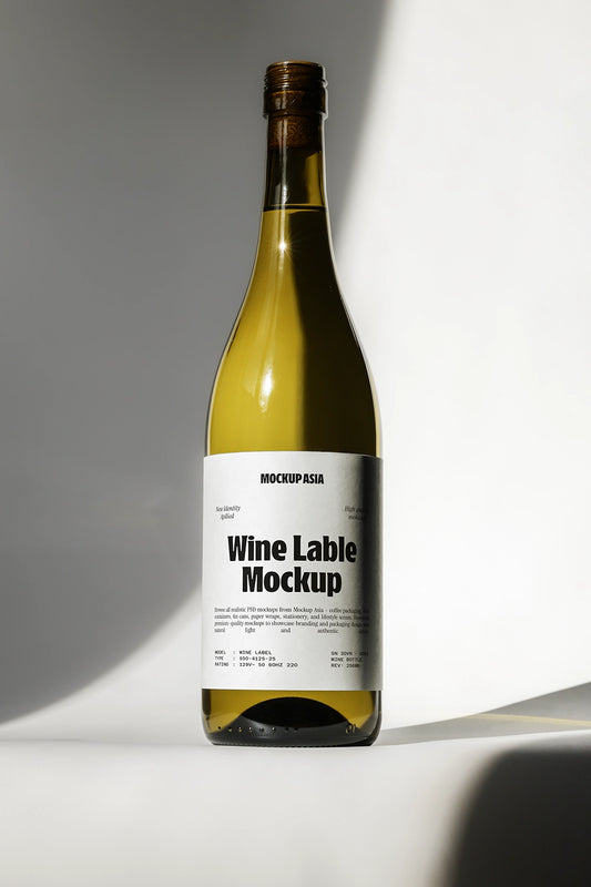 Wine Label Mockup WL01