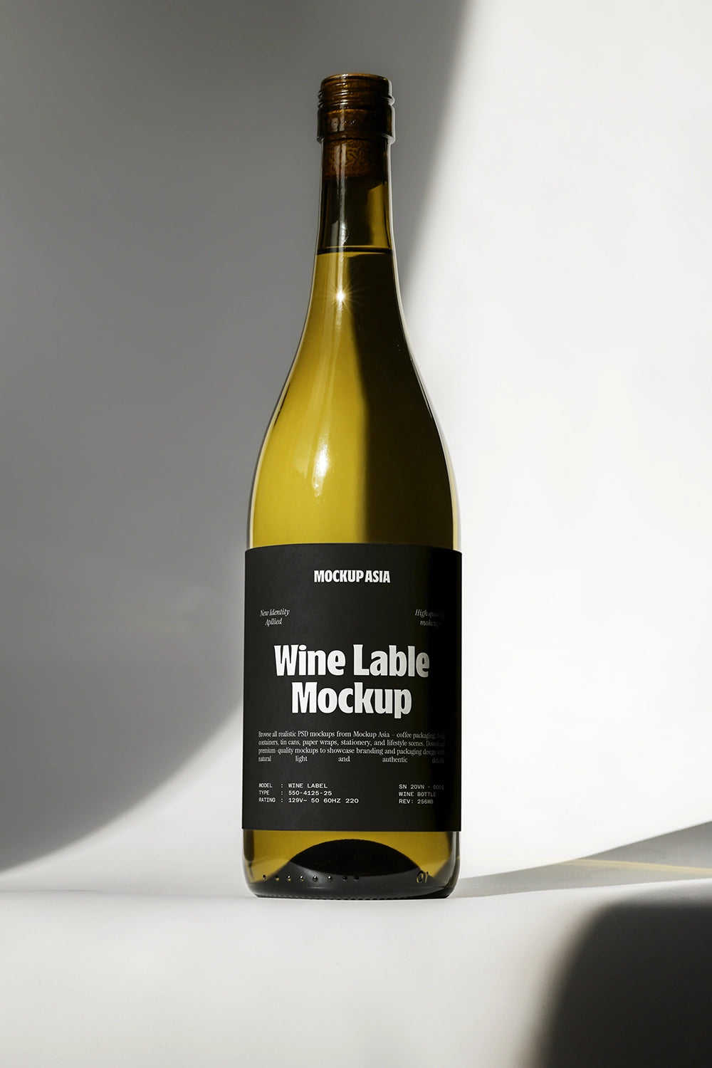 Wine Label Mockup WL01