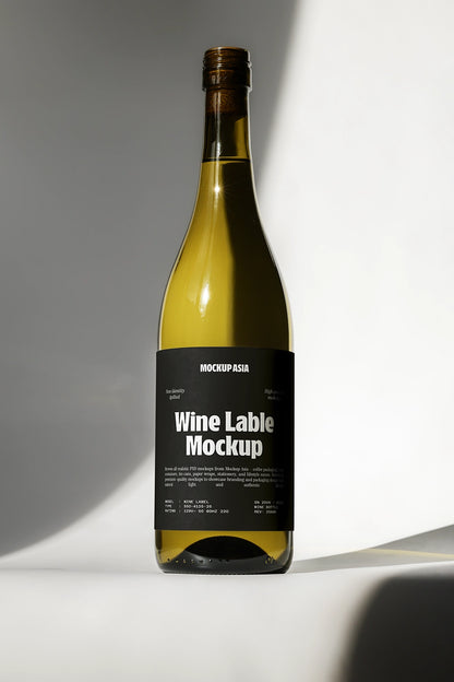 Wine Label Mockup WL01