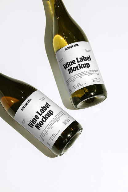 Wine Label Mockup WL02