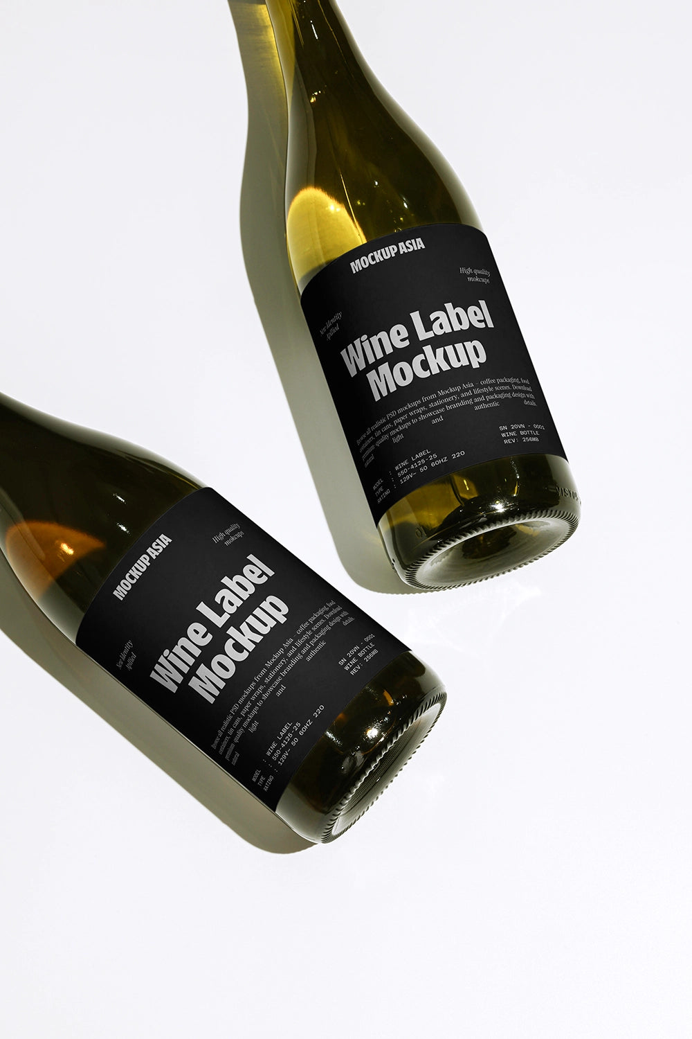 Wine Label Mockup WL02