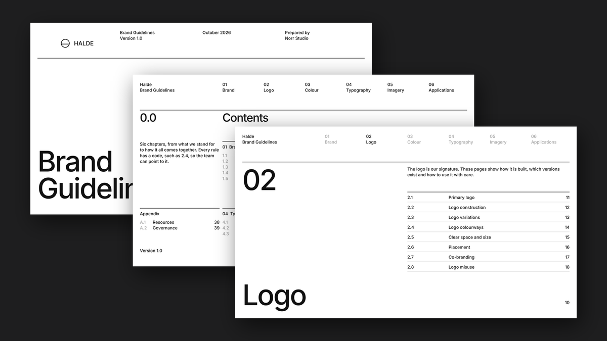 Module 8 Brand Guidelines Vol 1 — cover