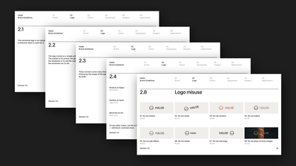 Module 8 Brand Guidelines Vol 1 — logo pages