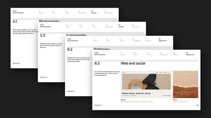 Module 8 Brand Guidelines Vol 1 — applications
