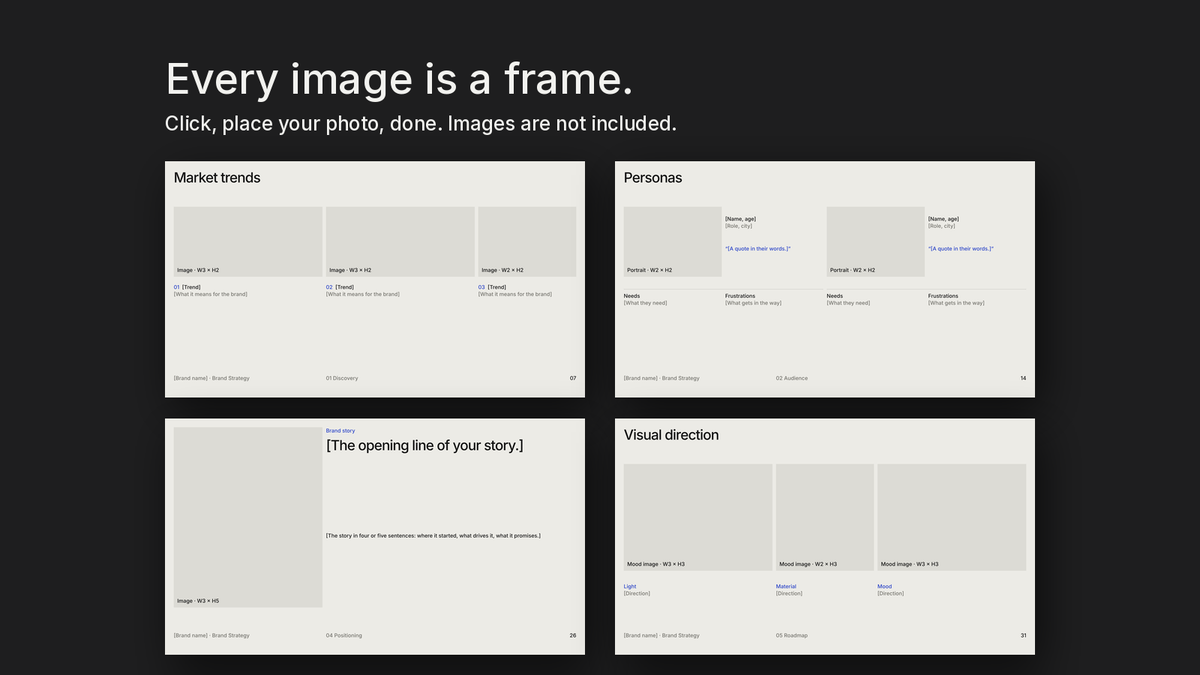Module 8 Brand Strategy Vol 1 — empty frames in the files