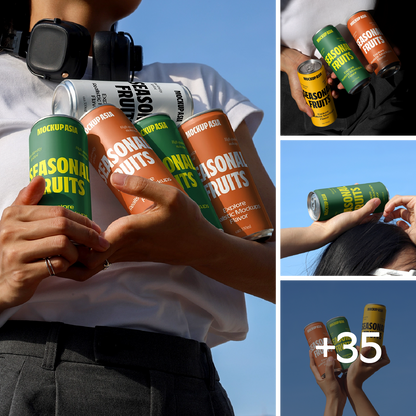Soda Can Mockup Collection