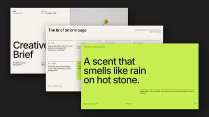 Module 8 Creative Brief Vol 1 — cover
