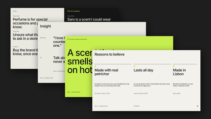 Module 8 Creative Brief Vol 1 — insight and proposition