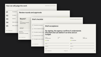 Module 8 Creative Brief Vol 1 — sign-off