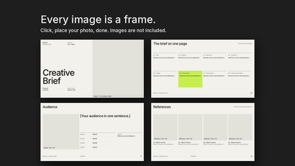 Module 8 Creative Brief Vol 1 — empty frames in the files