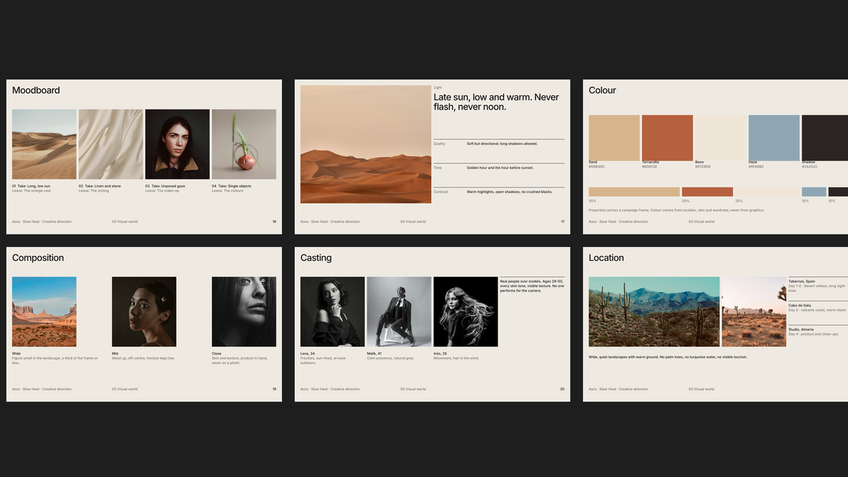 Module 8 Creative Direction Vol 1 — visual world