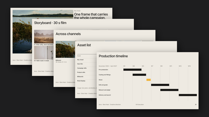 Module 8 Creative Direction Vol 1 — execution