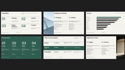 What we do pages